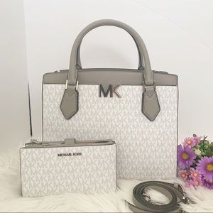 🌸 2PCS MICHAEL KORS LARGE SATCHEL Set